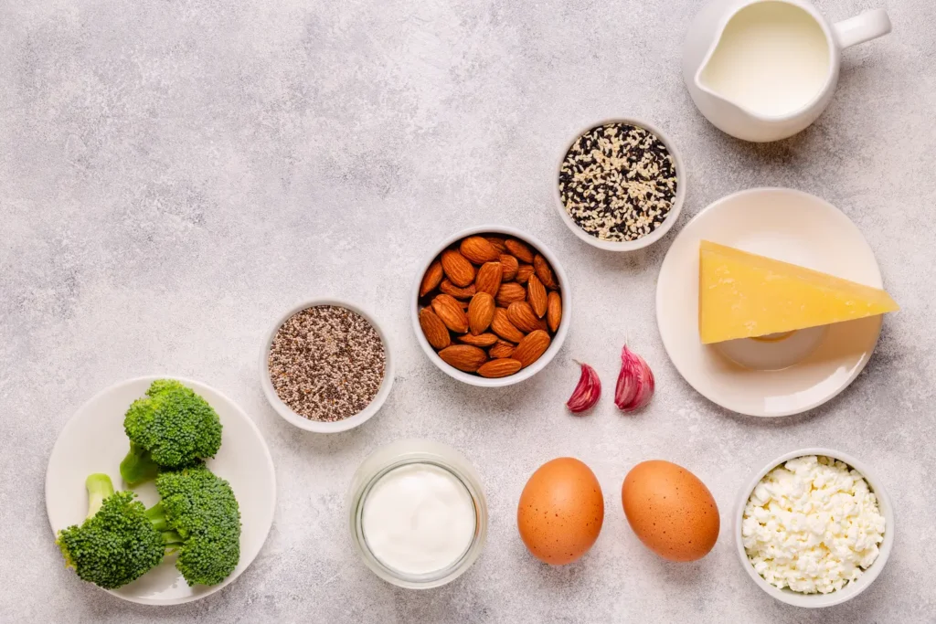 Alimentos ricos en calcio y vitamina D para fortalecer huesos