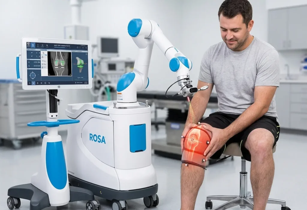 Cirugía robótica ROSA - Clinica de Traumatología Quirúrgica